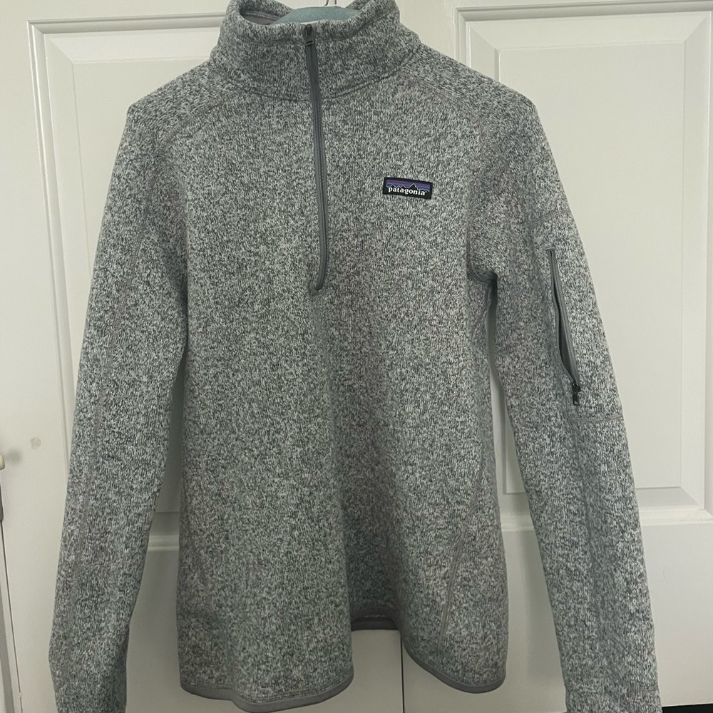 Patagonia Better Sweater grey quarter zip fleece (good condition)